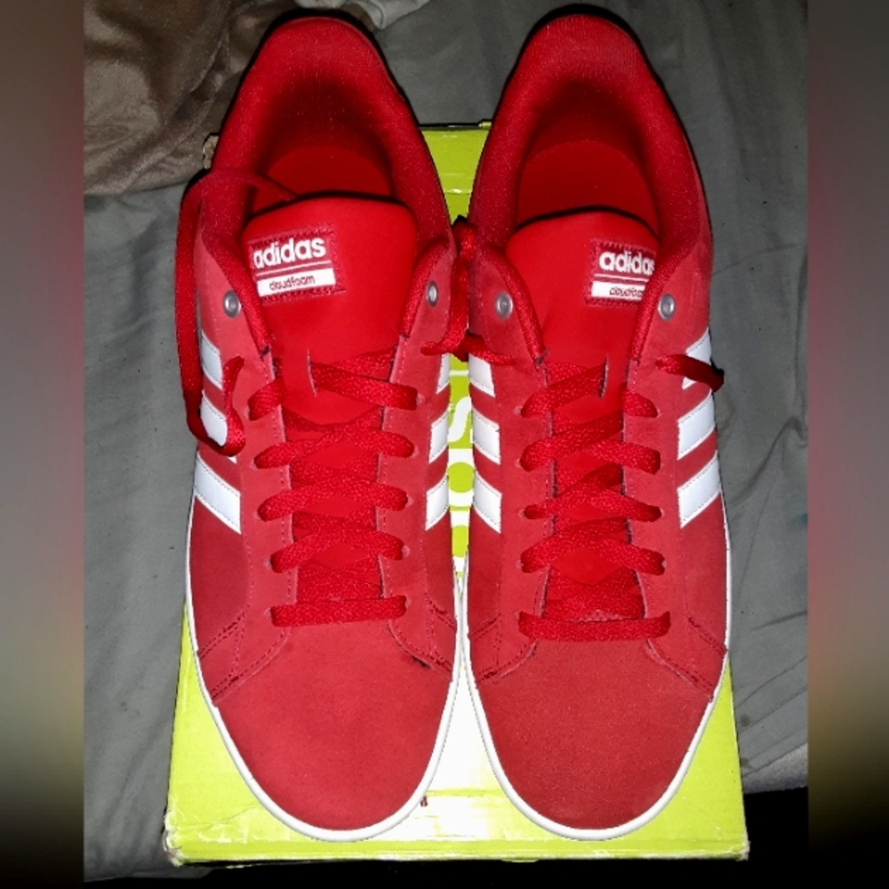 COPY - ADIDAS Mens Sz 10 Red Suede Like New!